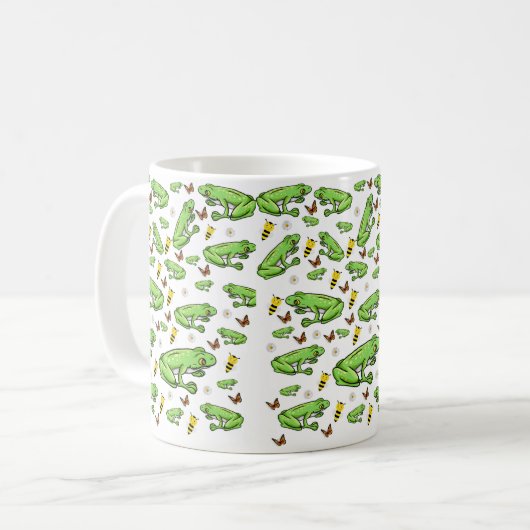 Grenouille Bumblebee Mug (Devant gauche)