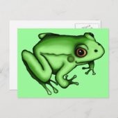 Grenouille, carte postale (Devant / Derrière)