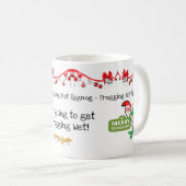 Grenouille, Champignons, Frogging Hot Eggnog Mug (Devant droit)