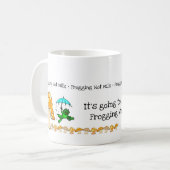 Grenouille, Champignons, Frogging Hot Milk Mug (Devant gauche)