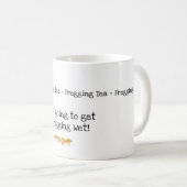 Grenouille, Champignons, Frogging Tea Mug (Devant droit)