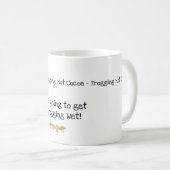 Grenouille, Champignons, Frogue Chaud Cocoa Mug (Devant droit)