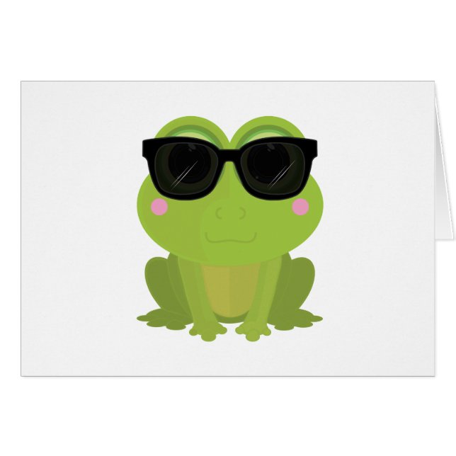 Grenouille cool (Devant horizontal)