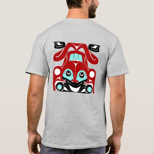 Grenouille - Côte Ouest T-shirt de style amérindie (Dos)