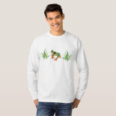 Grenouille d'arbre sur le T-shirt des hommes (Devant entier)