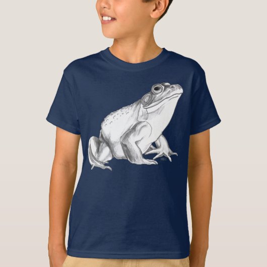Grenouille de cool de T-shirt d'art de grenouille (Devant)