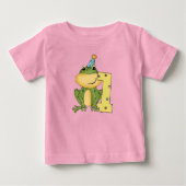 Grenouille de fête 1er anniversaire T-shirts et ca (Devant)