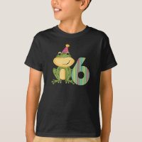 Grenouille de fête 6e anniversaire T-shirts et cad
