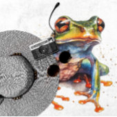 Grenouille de la forêt tropicale à l'œil émeraude