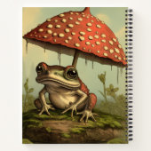 Grenouille de style vintage sous Carnet Spiral Cha (Dos)