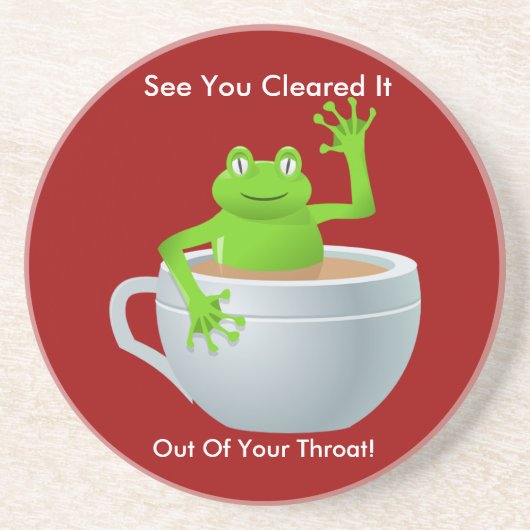 Grenouille De Votre Dessous de verre Throat (Devant)