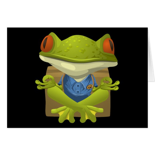 Grenouille de Yoga (Devant horizontal)