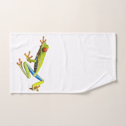 Grenouille des arbres (Serviette à main)