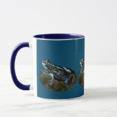 Grenouille d'herbe peinte, Mug de café (Gauche)