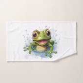 Grenouille drôle (Serviette à main)