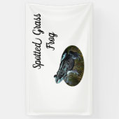 Grenouille en herbe tachetée, bannière (Vertical)