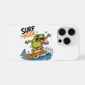Grenouille en mode surf drôle | Grenouille idiote (Verso Horizontal)