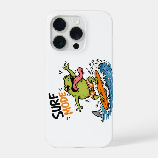 Grenouille en mode surf drôle | Grenouille idiote (Verso)