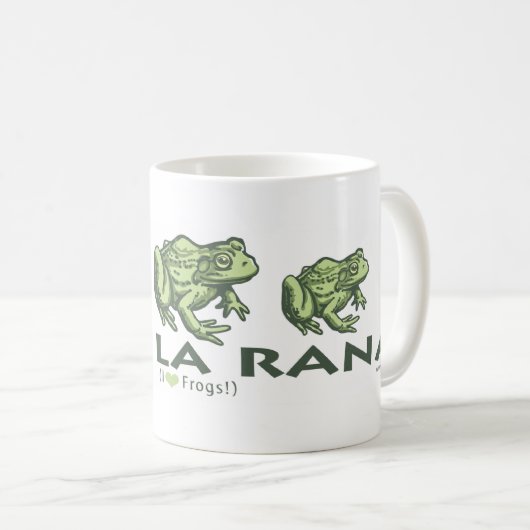 Grenouille espagnole - tasse de grenouilles (Devant droit)