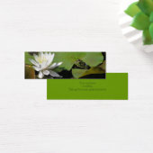 Grenouille Et Eau Lily Nature Mini Signet (Bureau)