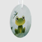 Grenouille et Libellule Mignonnes – Illustration d (devant)