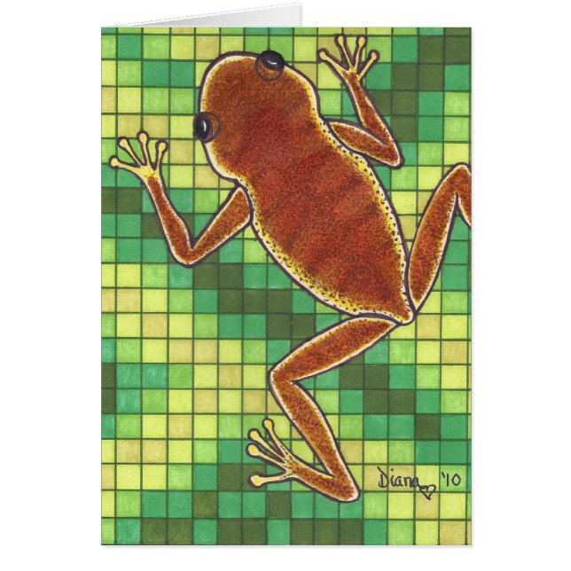 Grenouille et pixels (Devant)