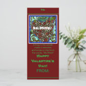 Grenouille Fabriquée Cette Carte Valentine (Debout devant)