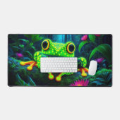 Grenouille fluorescente, néon à l'oeil qui attrape (Clavier et souris)