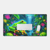 Grenouille fluorescente, néon à l'oeil qui attrape (Clavier et souris)