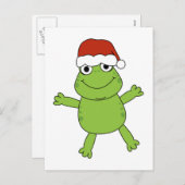 GRENOUILLE GAIE DE CARTE POSTALE (Devant / Derrière)