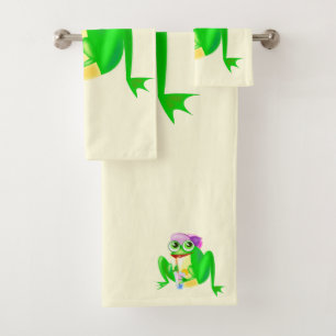 Grenouille heureuse de partie