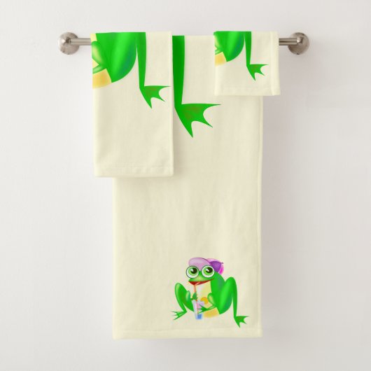 Grenouille heureuse de partie (En situation)