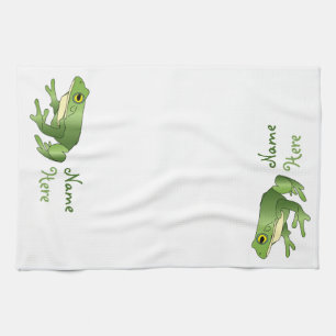 Grenouille individuelle personnalisée - Serviette 