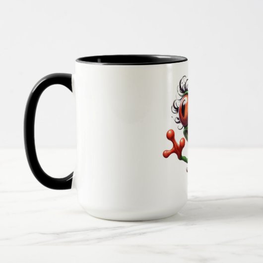Grenouille joueuse Octobre 14 Mug (Gauche)