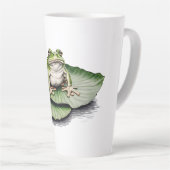 Grenouille Latte Café Mug (Angle droit)