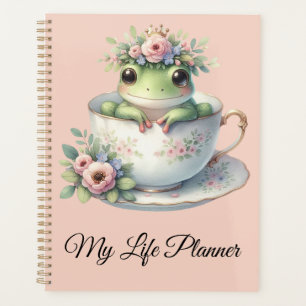 Grenouille lunaire en Teacup Floral