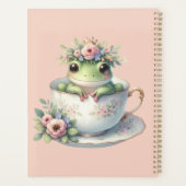 Grenouille lunaire en Teacup Floral (Dos)