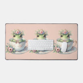 Grenouille lunaire en Teacup Floral (Clavier et souris)