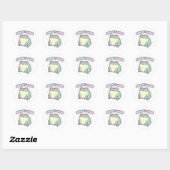 Grenouille Mentalement Partie Autocollant Mignon G (Feuille)