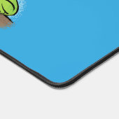 Grenouille mignonne et abeille dans le jardin dess (Coin)