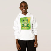 Grenouille mignonne verte (Devant entier)