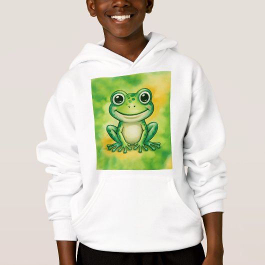 Grenouille mignonne verte (Devant)