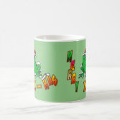 Grenouille Père Noël Joyeux café de Noël Mug (Centre)