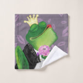 Grenouille Prince Tours Bain Drôle (Gant de toilette)