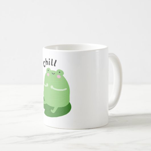 Grenouille réfrigérée Café Mug (Devant droit)
