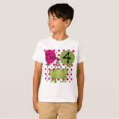 Grenouille rose 4e anniversaire Tshirts et cadeaux (Devant entier)