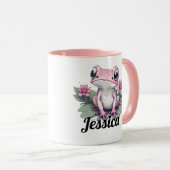 Grenouille rose de la Mug (Devant droit)
