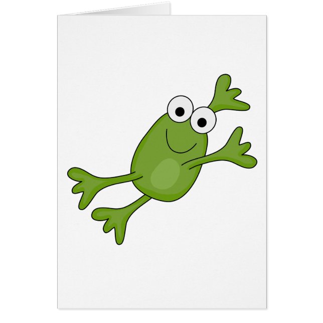 grenouille sautante heureuse (Devant)