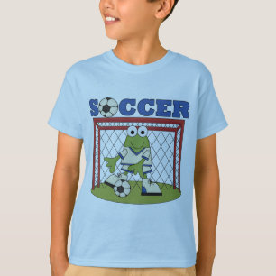 Grenouille soccer gardien de but T-shirts et cadea