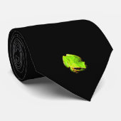 Grenouille solitaire en Cravate noire (Roulé)